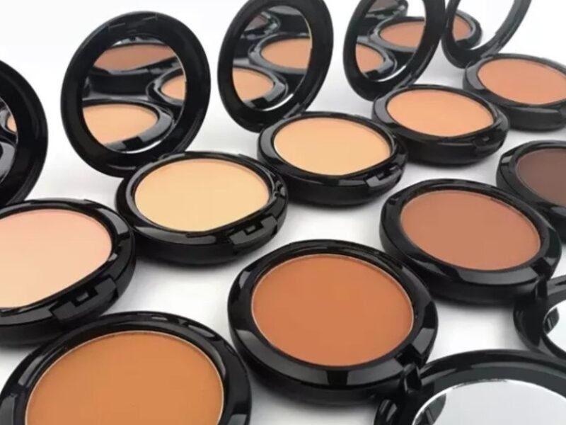 Press powder foundation